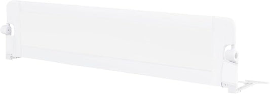 HONEY JOY Bed Rail for Toddlers, Extra Long, Foldable Portable Swing Down Safety Bed Guard Rail, Toddler Bed Rails for Crib, King Queen Full Twin Size Bed Mattress (White, 1 Pack, 71 Inch)