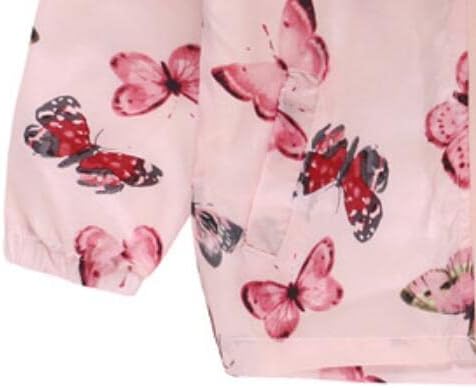 TUIJI Toddler Boys Girls Cartoon Print Zip Jacket Hooded Trench Lightweight Kids Coats Windbreaker Outdoor Cute Dust Coats