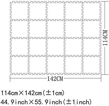 YIMINYUER® 20 Tiles (30cm×30cm×1cm Each Tile) Baby Soft Puzzle Play Mats, Kids Thick EVA Foam Floor, Toddlers & Children's Soft Interlocking Mat R03R08R11G301020