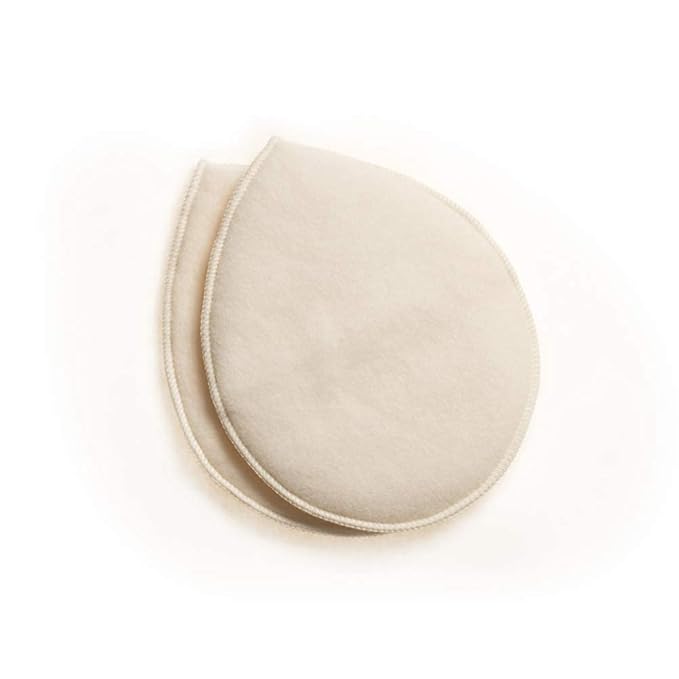 Merino Wool Nursing Pads, Style Softline, Regular Thickness, Teardrop - 10 x 7 in.
