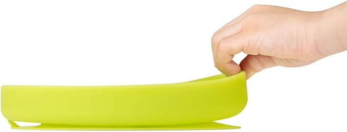 Olababy 100% Silicone Suction Plate | Toddler Plates with Suction | Divided Plates for Kids | Self Feeding Baby Essentials | Food Grade Silicone | Baby Registry Must Haves | Microwave Dinner Plates