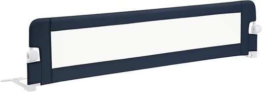 BABY JOY Bed Rails for Toddlers, Extra Long, Swing Down Safety Bed Guard for Convertible Crib, Folding Baby Bedrail for Kids Twin, Double, Full Size Queen & King Mattress (71", Dark Gray)