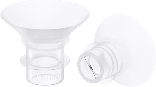 eufy Security Original 15mm Sizing Inserts (2-Pack) for Wearable Breast Pump S1/S1 Pro/E10/E20, Silicone Sizing Inserts, Easy to Install and Use, Comfortable and Precise Fit for Better Suction