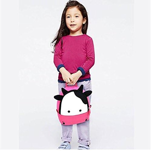 JiePai Cow Toddler Kids Backpack with Harness Leash for Boys Girls Age 1-3