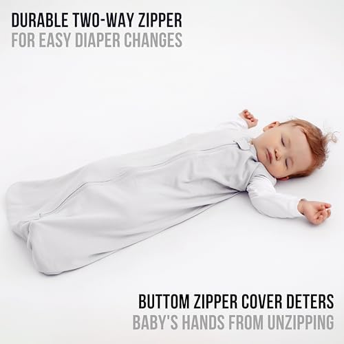 Mama Cheetah Baby Sleep Sack 0.5 TOG, Organic Cotton Baby Wearable Blanket, Swaddle Transition Baby Sleeping Bag, Boy Girl Newborn Infant, XXL (24-48 M)