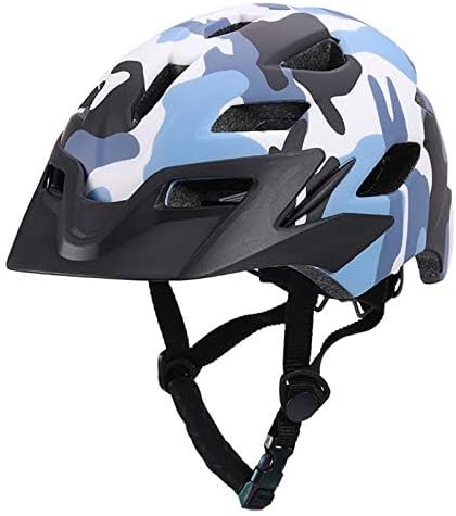 Kids Bike Helmet, Youth Toddler Boys Girls Helmets, 2 Size Adjustable for Ages 2-3-5-8-14 Years, Child Helmet with Visor and LED Light, Lightweight Multi-Sport Bicycle Scooter Cycling Helmets