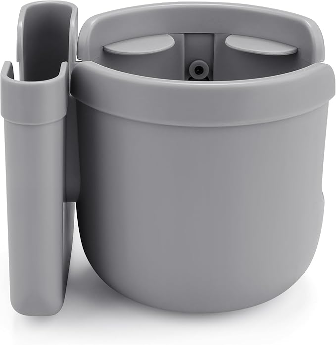 Accmor Stroller Cup Holder with Phone Holder, Bike Cup Holder, Universal Cup Holder for Uppababy Nuna Doona Strollers, 2-in-1 Cup Phone Holder for Stroller, Bike, Wheelchair, Walker, Scooter