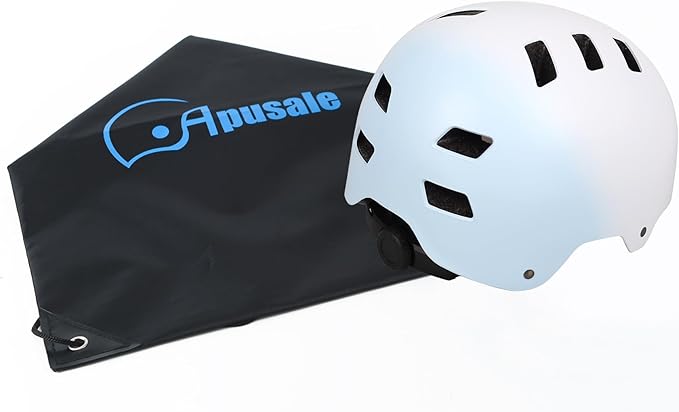 Bike Skateboard Helmet, Adjustable and Multi-Sport for Skate Scooter, 3 Sizes for Adult Youth Kids Toddler