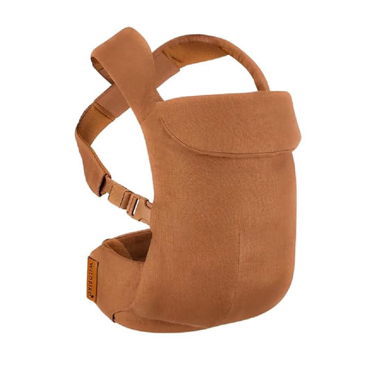 WildBird - Aerial Carrier - 7 to 45 lbs - for Moms, Dads & Caregivers - 100% Natural European Linen Fibers - Versatile & Adjustable - Small Size - Willow Fabric