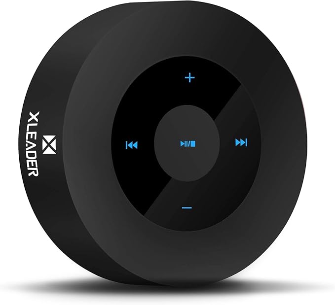 XLEADER Small Bluetooth Speaker (Travel Case Provided) Portable Wireless, HD Sound&Rich Bass, Touch Design, 12H Playtime, Support Aux Input, Micro SD, Mic, for Laptop PC Office Bathroom, Car, Gifts