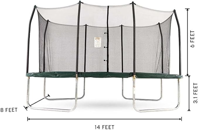 Skywalker Trampolines 9FT 14FT 15FT Trampoline with Enclosure, Spring Pad Cover, Heavy Duty Jump Mat, ASTM Approved Outdoor Trampoline for Kids & Teens