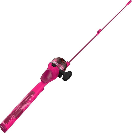 Zebco Youth 29-Inch Floating Spincast Reel and Fishing Rod Combo, Size 20 Reel, Pre-Spooled with 6-Pound Cajun Line