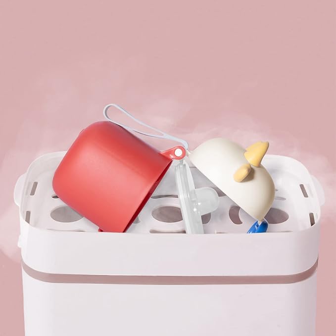 Bebamour Baby Formula Dispenser On The Go, Formula Container to Go, Formula Holder for Travel, Candy Fruit Snack Storage Container with Scoop and Leveller (Light Green Cow)