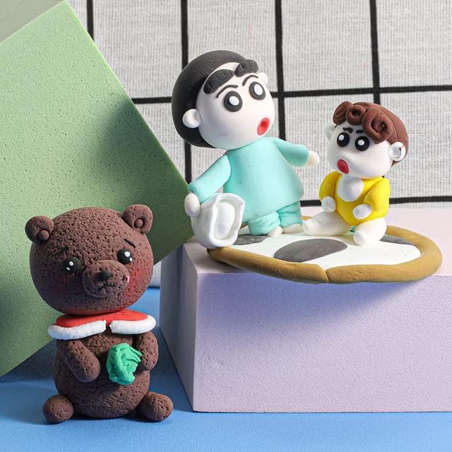 CiaraQ Modeling Clay Kit - 50 Colors Air Dry Clay with Sculpting Tools, Ideal for Crafting, DIY Projects. Easter/Halloween/Christmas Gifts