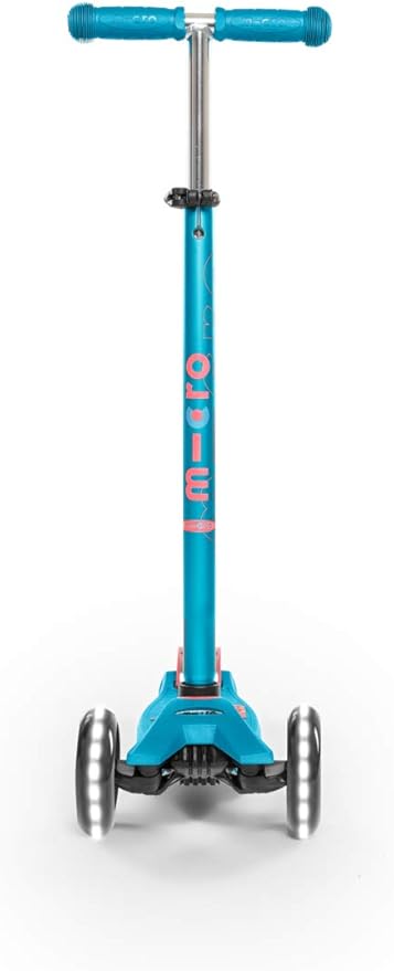 Micro Kickboard - Maxi Deluxe LED - Three Wheeled, Lean-to-Steer Swiss-Designed Micro Scooter for Kids with Motion-Activated Light-Up Wheels for Ages 5-12 …