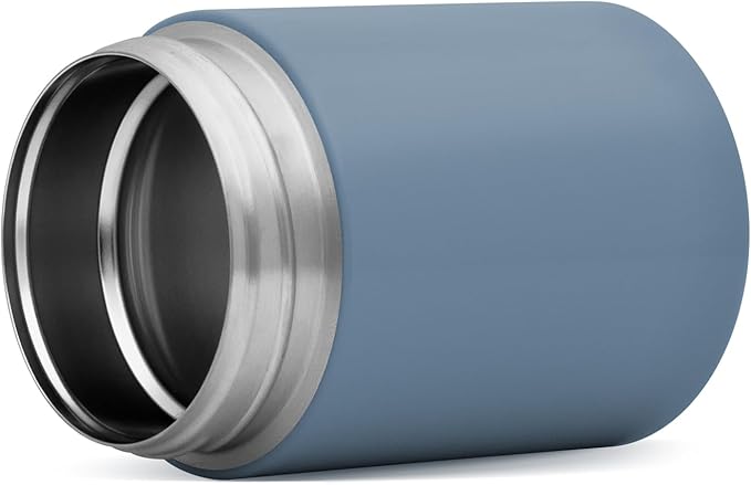 Simple Modern Food Jar for Hot Food | Reusable Stainless Steel Vacuum Insulated Leak Proof Lunch Storage for Smoothie Bowl, Soup, Oatmeal | Provision Collection | 12oz | Blue Dune