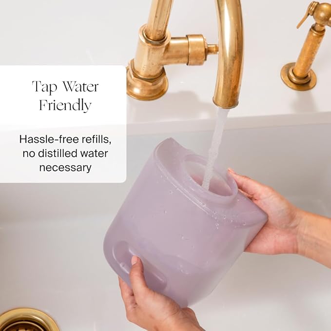 Canopy Bedside Humidifier 2.0, Moonstruck, 36 HR Run Time, 2.5L Capacity - Reading Light & White Noise - Alleviate Symptoms of Allergies, Cold, Dry Skin - Humidifier, Filter, Power Cord & Adapter