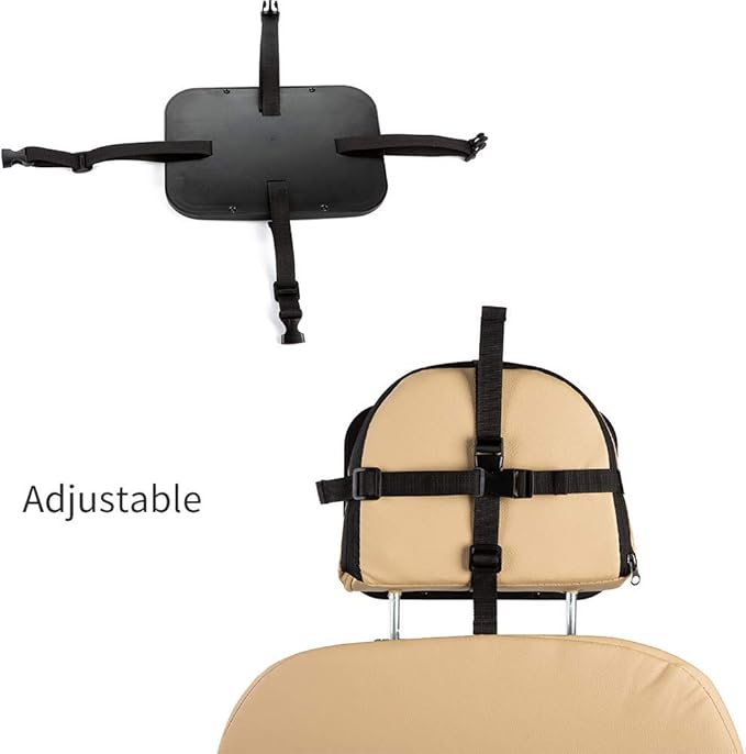 Baby Car Mirror Most Stable Backseat Mirror with Premium Matte Finish,Ultra High Definition PMMA Material, Secure and Shatterproof,Black