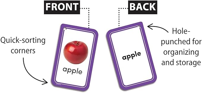Teacher Created Resources Picture Words Flash Cards (EP62042) 3-1/8" x 5-1/8"