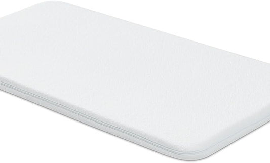NeoBorn Baby Bassinet Mattress Pad, 47" x 23.6" Dual Sided Comfort Gel Memory Foam Mattress with Removable Soft Tencel Cover Fit for ADOVEL/BabyBond/ANGELBLISS/ELEMARA Bassinet Bedside Crib