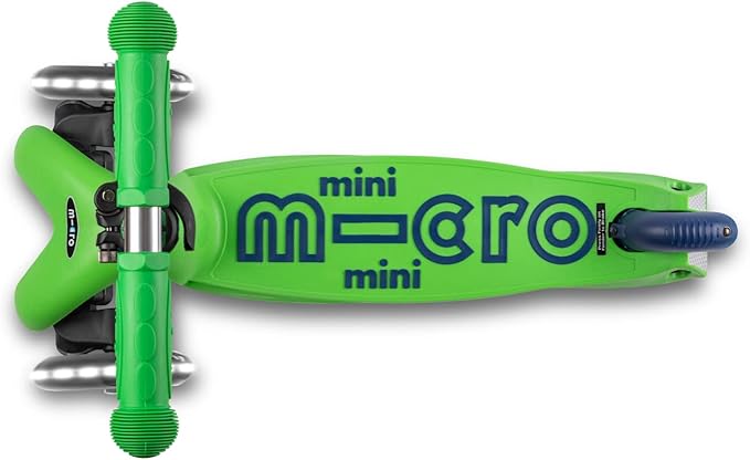 Micro Kickboard Mini Deluxe LED Three-Wheeled Lean-to-Steer Swiss-Designed Micro Scooter
