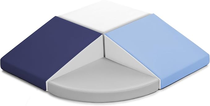 Sumbababy Climbing Foam Blocks for Toddlers: PU Leather Foam Blocks for Kids Active Play - Toddler Climbing Toys Indoor - Durable Playground Gym Preschool Toddler Toys for Boys and Girls