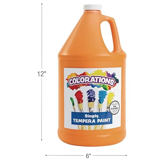 Colorations Simply Tempera Paint, 11 Gallon Set In Vibrant Colors, Matte Finish, Classroom Supplies, Non Toxic, School, Craft, Art Supply Set, Stock Up On Bulk Paints For School