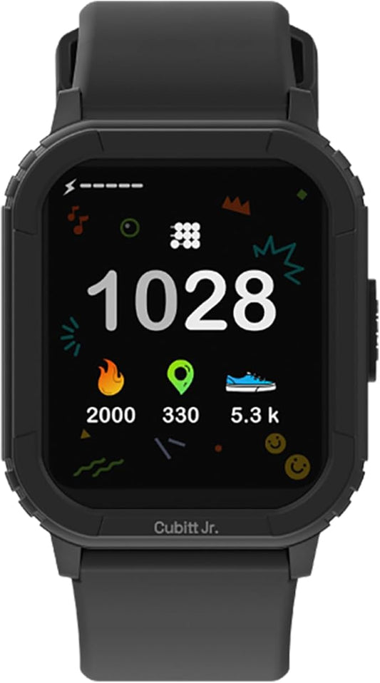 Cubitt Jr Smart Watch Fitness Tracker for Kids and Teens, with Games, Step Counter, Sleep Monitor, Heart Rate Monitor, Activity Tracker, Good Habits Alarms, 1.52" Touch Screen, IP68 Waterproof
