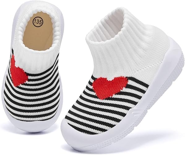 MORENDL Toddler Sock Shoes Baby Walking Shoes Infant Slippers Boys & Girls Non-Slip Sneakers