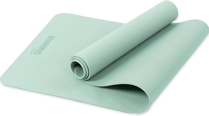 UMINEUX Yoga Mat Extra Thick 1/3'' & 2/5" Non Slip Yoga Mats for Women Eco Friendly TPE Fitness Exercise Mat with Carrying Sling & Storage Bag