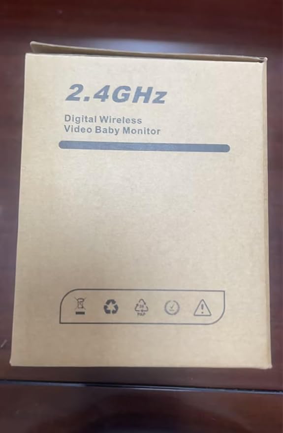 Upgrade Baby Monitor with 30-Hour Battery, 5" Large Split-Screen Video Baby Monitor with 2 Cameras and Audio, Remote Pan/Tilt/Zoom, Two-Way Talk, Room Temperature, Auto Night Vision