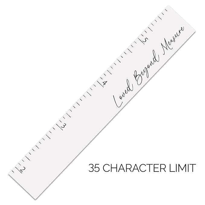 Personalized Growth Chart for Wall - Kids Height Ruler, Wooden Growth Chart for Kids, Wall Ruler for Kids Height Measurement and Height Growth Chart for Home - Kids Sizing Chart