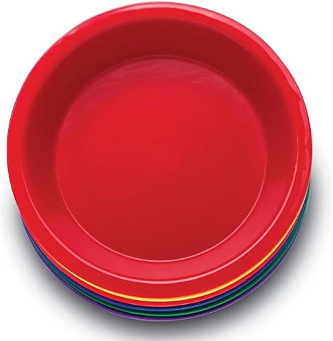 Learning Resources Three Bear Family Sorting Bowls, Set of 6 Bowls, Assorted Colors, 6" in Diameter, Ages 4+