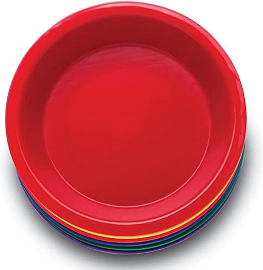 Learning Resources Three Bear Family Sorting Bowls, Set of 6 Bowls, Assorted Colors, 6" in Diameter, Ages 4+