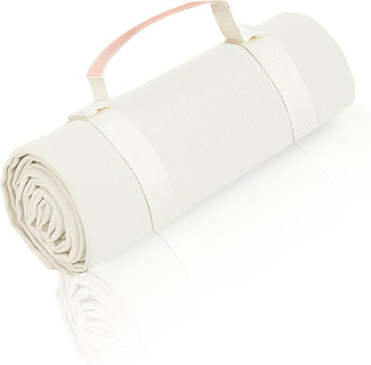 4’9” x 3’3” Compact Minimalist Water Resistant Canvas Mat,Kids/Single Use,Lightweight for Outdoor,Picnic,Beach