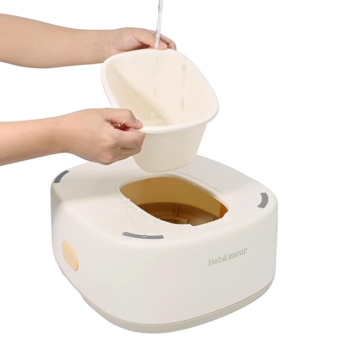 Bebamour Toddler Potty Training Toilet 3 in 1 Versatile Toilet Seat & Step Stool & Potty Chair Portable Potty Trainer for Boys & Girls with with 100 Pack Trash Bags (Dinosaur Coffee)