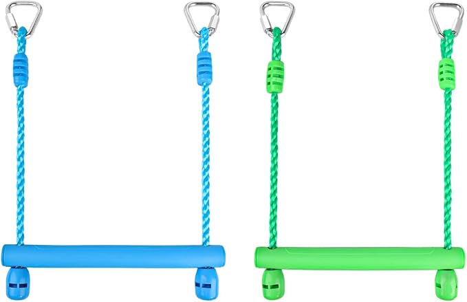 Kids Ninja Monkey Bars 2 Packs for Slackline Accessories for Slackline Obstacle Course for Backyard Attachments to Most Any Home Playground Equipment Sets