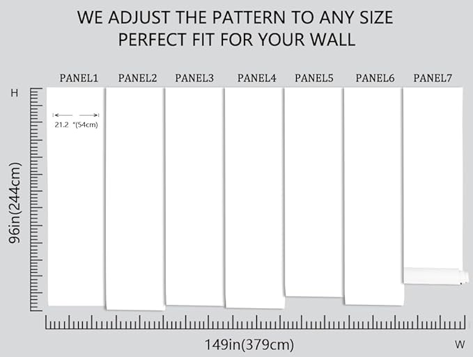 Waterfall Wallpaper Natural Landscape Lake Green Forest Wall Mural for Living Room Bedroom Dining Room Basement(Not Self-Adhesive)