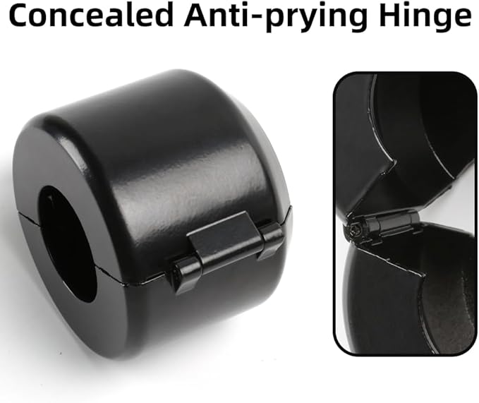 Door Knob Lockout Device Cover to Disable Doorknob/Faucet/Water Valve Hose Lock Door Handle Temporary Lock for Bedroom Door from Outside