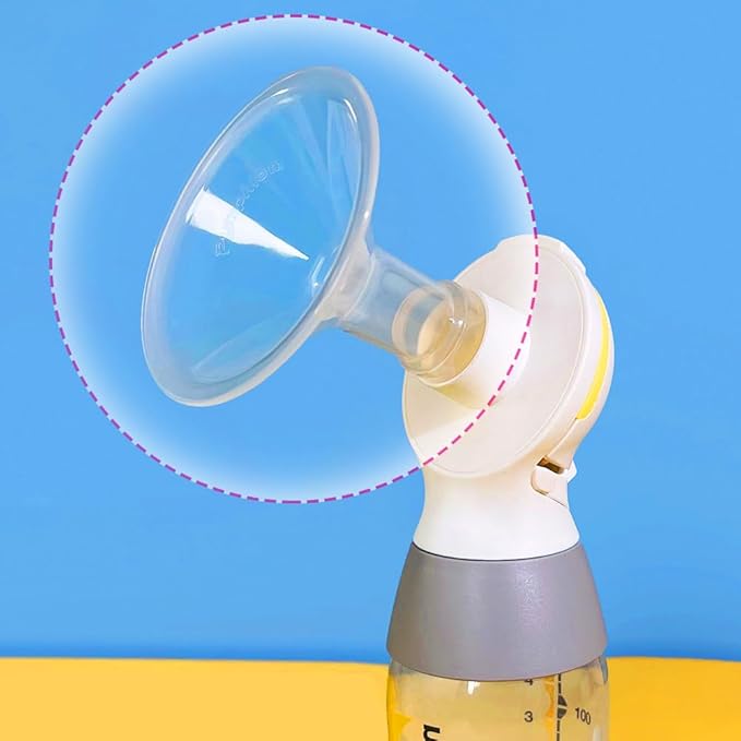 PumpMom-us 19mm Shields Compatible with Medela Breast Pump Parts, Replace Flange Accessories for PersonalFit, Freestyle, Harmony, Maxi, Flex Connector, PersonalFit Flex Breast Shield, 2pcs (19mm)