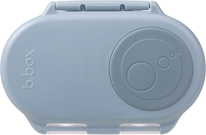 b.box Snack Containers for Kids, Toddler Snack Box Container, Reusable Small Bento Box for Lunch, School & Travel, Leak Proof, BPA free, Dishwasher Safe, Ages 4 months+ (Chill Out, 12oz capacity)