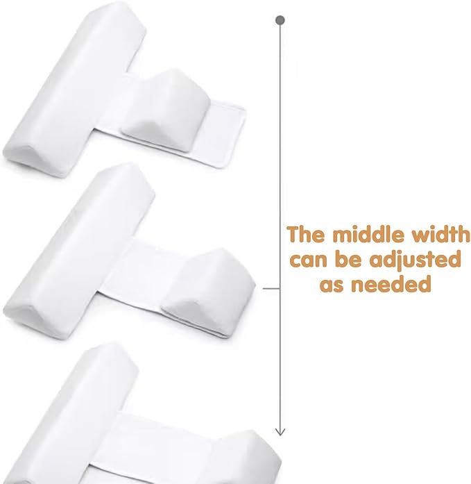 Baby Side Sleeper Weddge Adjustable Soft and Breathable Pillow,Gray-1PC