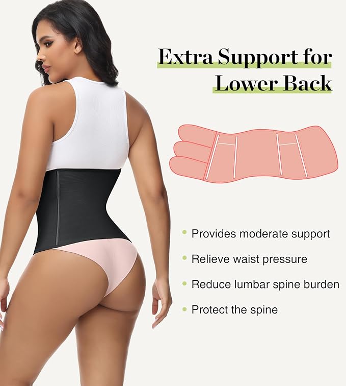 SHAPSHE Waist Trainer for Women Postpartum Recovery Wrap Waist Cincher Corset Shapewear Belly Band