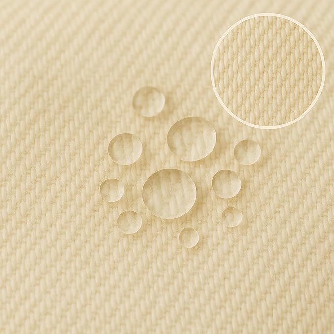 Organic Cotton Crib Mattress Protector - Water Resistant Flat Sheet Liner Pad, Skin Friendly, Chemical-Free Pure Cotton [GOTS-Certified] for Cradle (36"x18") - Made in USA