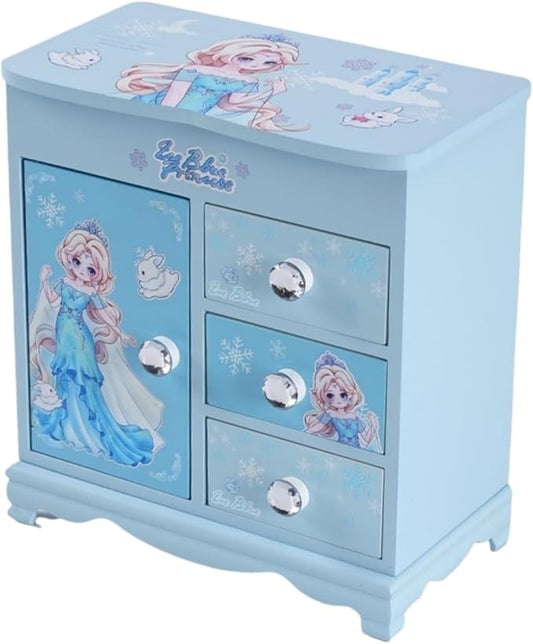 Music Jewelry Box for girls Pink Princess Castle girls jewelry box Little girl birthday christmas Gift kids jewelry box Organizer