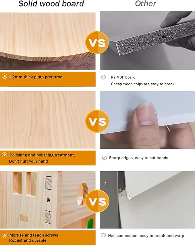 Rotating Bookshelf, 360 Display 5 Tier Floor Standing Bookcase Storage Rack for Kids&Adult, Wood Narrow Book Shelf Organizer for Bedroom, Living Room, Study Room(63 * 17.32 * 17.32inch)