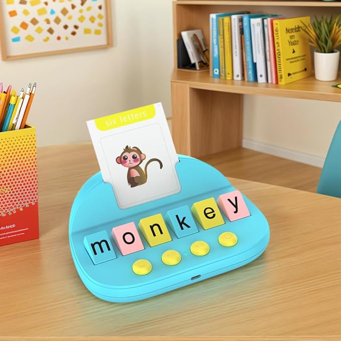 Phonics Flash Cards for Toddlers, Matching Letter Game Learning Toys for Kid, Autism Speech Therapy Materials 322 Sight Words,Boy Girl Birthday