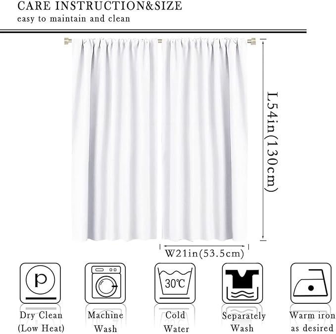 Kids Dinosaur Curtains for Boys Girls Bedroom Decor Cartoon Dino Colorful Cute Funny Animal Wildlife Printed Blackout Rod Pocket Window Drapes for Baby Nursery Playroom W21xL54in 2 Panels