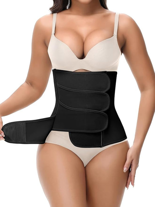 SHAPSHE Waist Trainer for Women Postpartum Recovery Wrap Waist Cincher Corset Shapewear Belly Band
