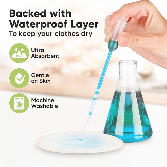 Organic Nursing Pads - 8 Washable Viscose Derived from Bamboo Breastfeeding Pads, Wash Bag, Reusable Breast Pads for Breastfeeding, Nipple Pads for Breastfeeding Essentials(Bare Beige, M 3.9")